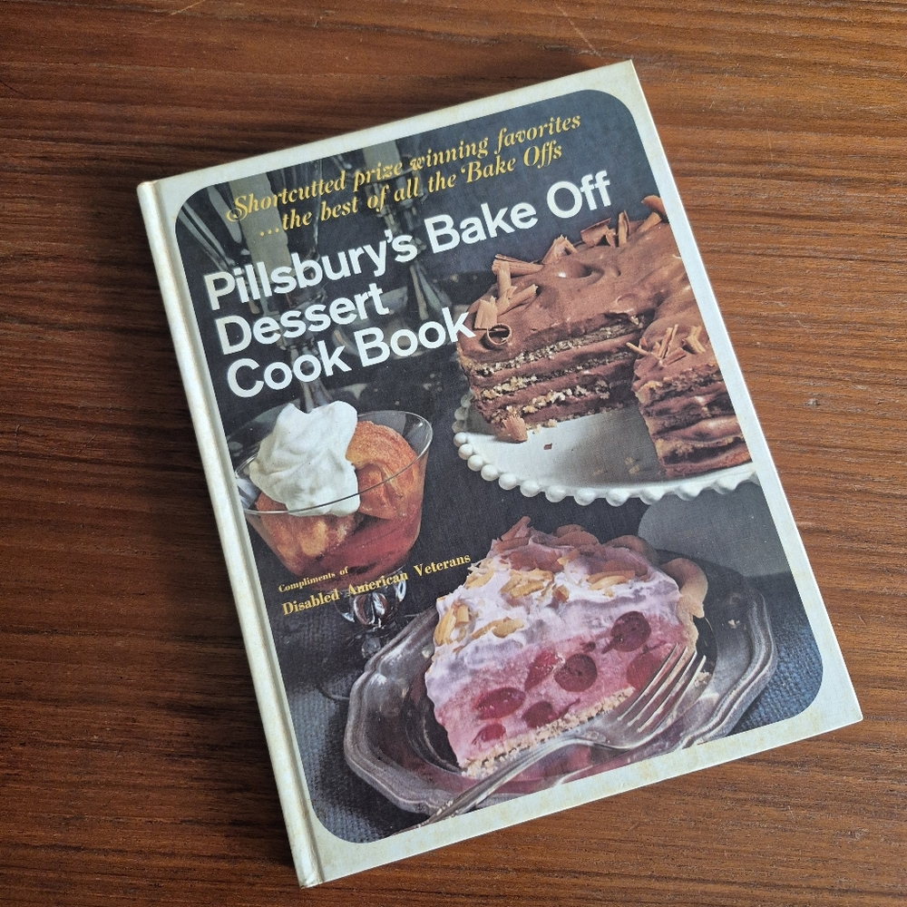 Vintage Pillsbury Bake Off Dessert Cook Book